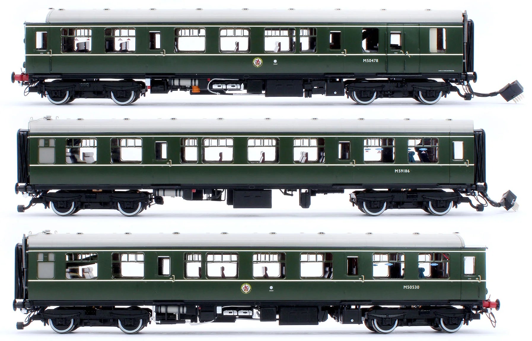 Class 104 - BR Green - M50478+M59186+M50530 - OO Scale