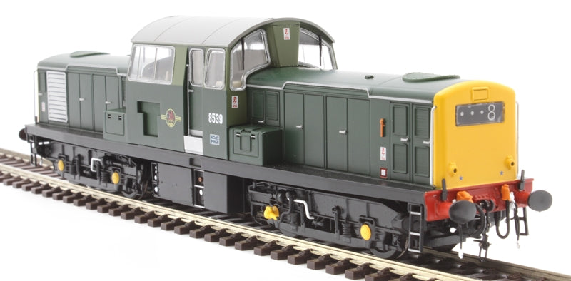 Class 17 - BR Green (Full Yellow Ends) - D8539 - OO Scale