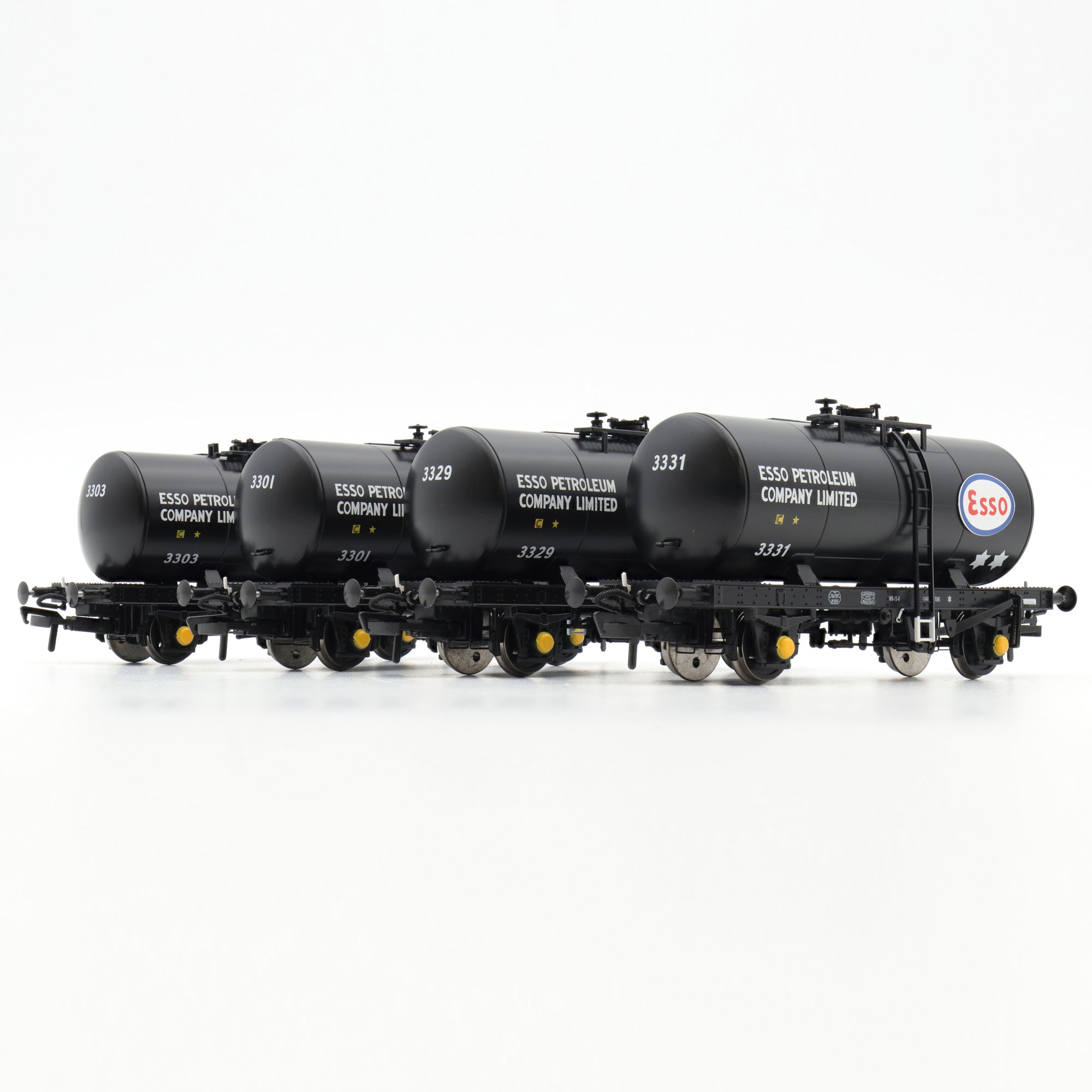 35T 'B' Tank - Esso (Belettering) - Set van 1 - OO-schaal - Vierdubbele set