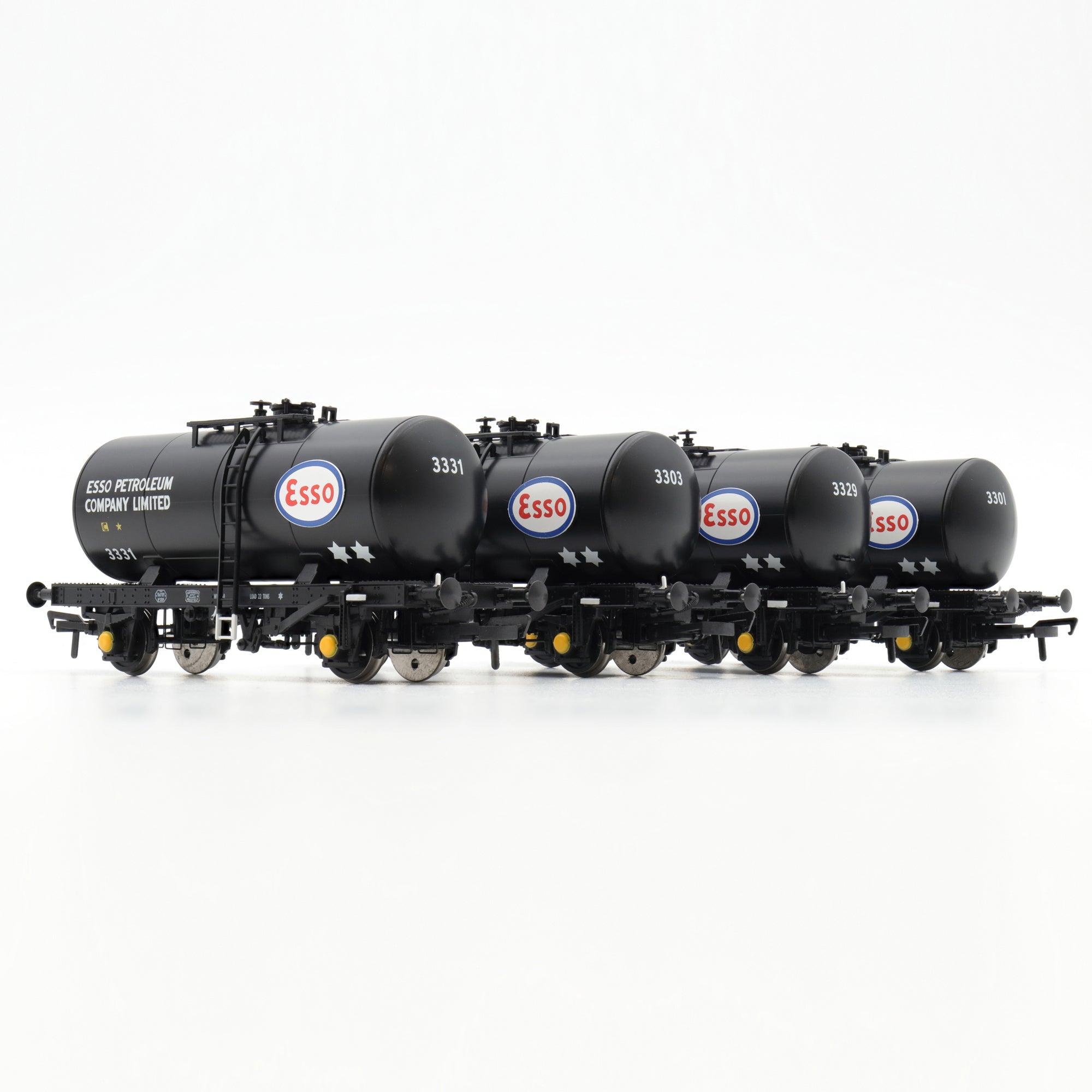 35T 'B' Tank - Esso (Belettering) - Set van 1 - OO-schaal - Vierdubbele set