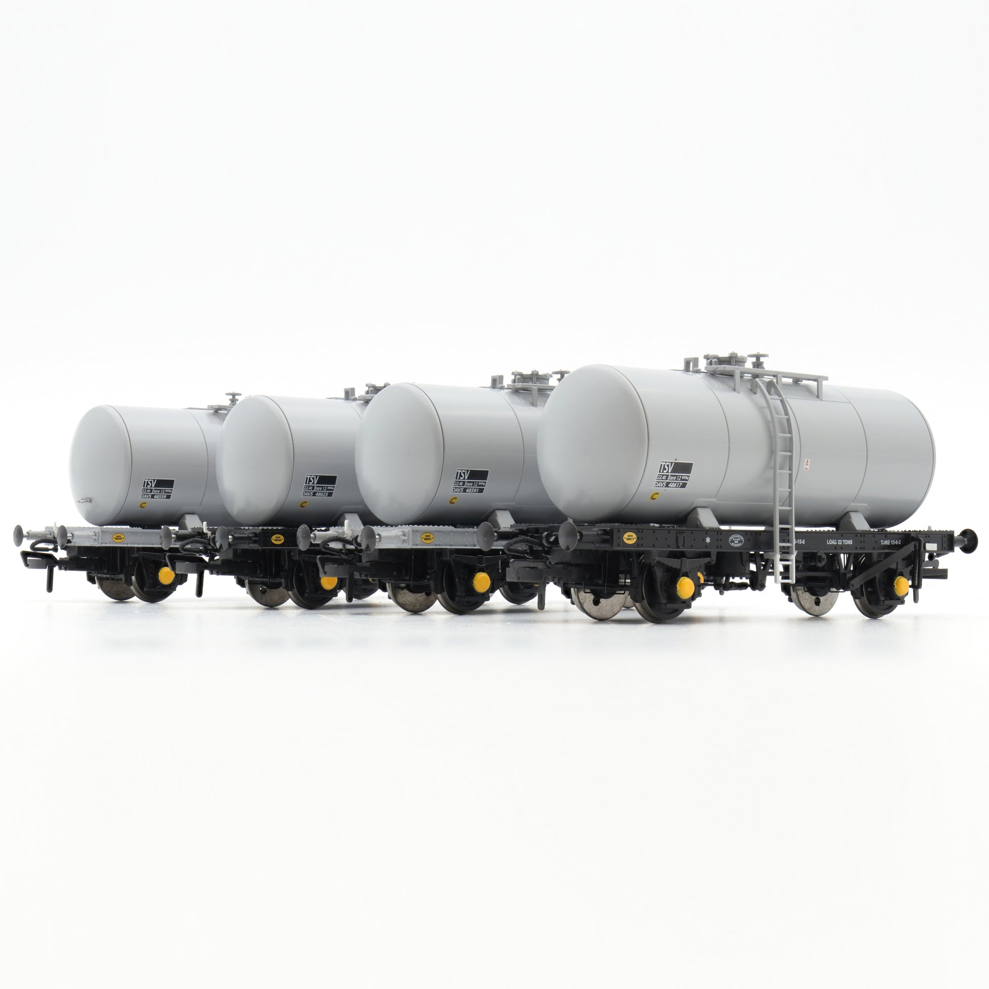 35T 'B' Tank - TSV Melasse - Set 1 - OO Schaal - Vierdubbele Set