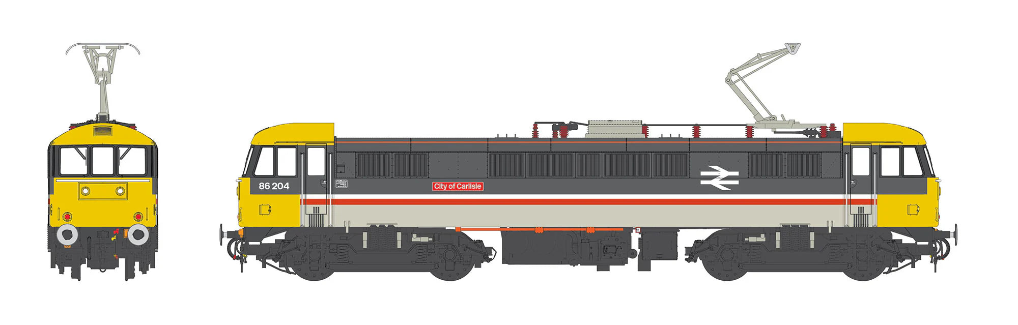 Class 86 - InterCity Executive - 86204 - OO Scale