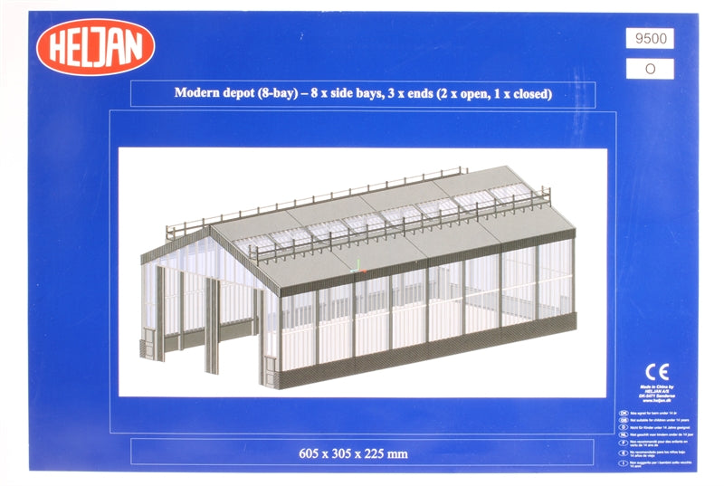Modern Diesel Depot (8 Bay) Kit - O Scale