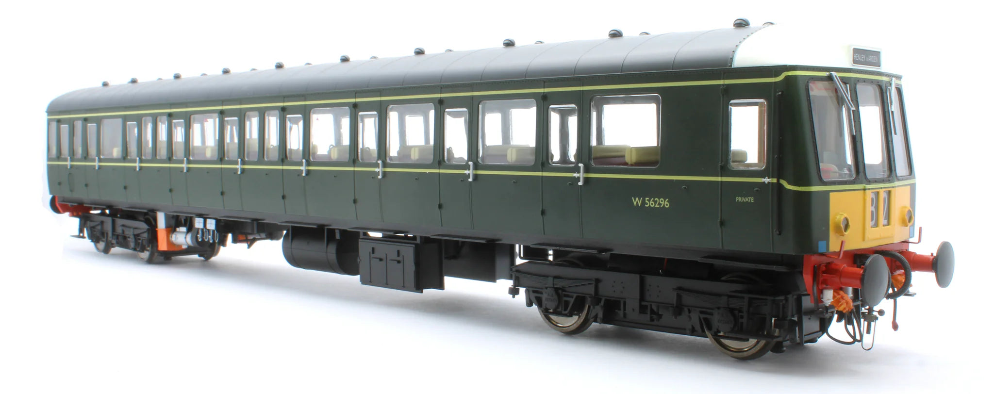 Class 150 - BR Green - W56296 - O Scale