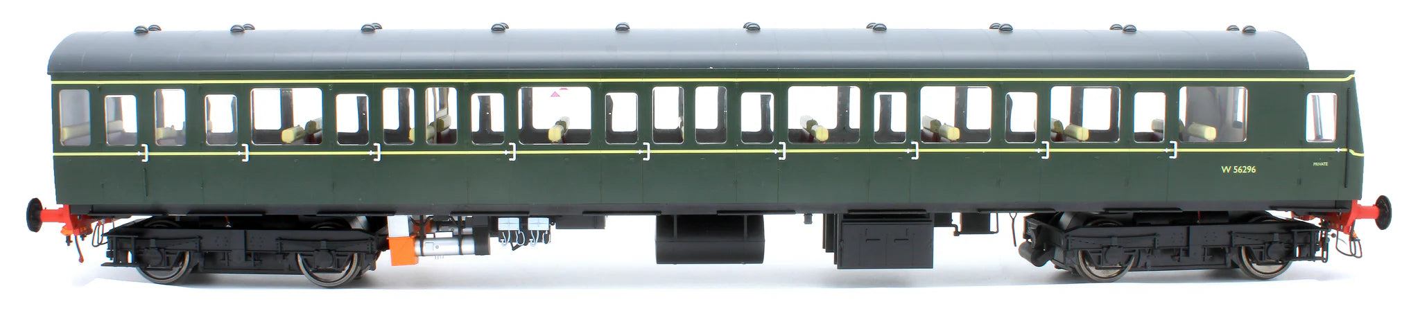 Class 150 - BR Green - W56296 - O Scale