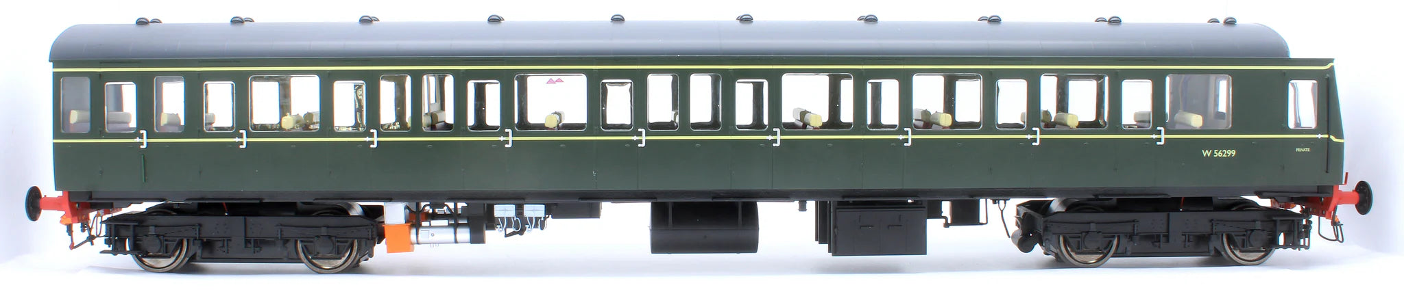 Class 150 - BR Green (Speed Whiskers) - W56299 - O Scale