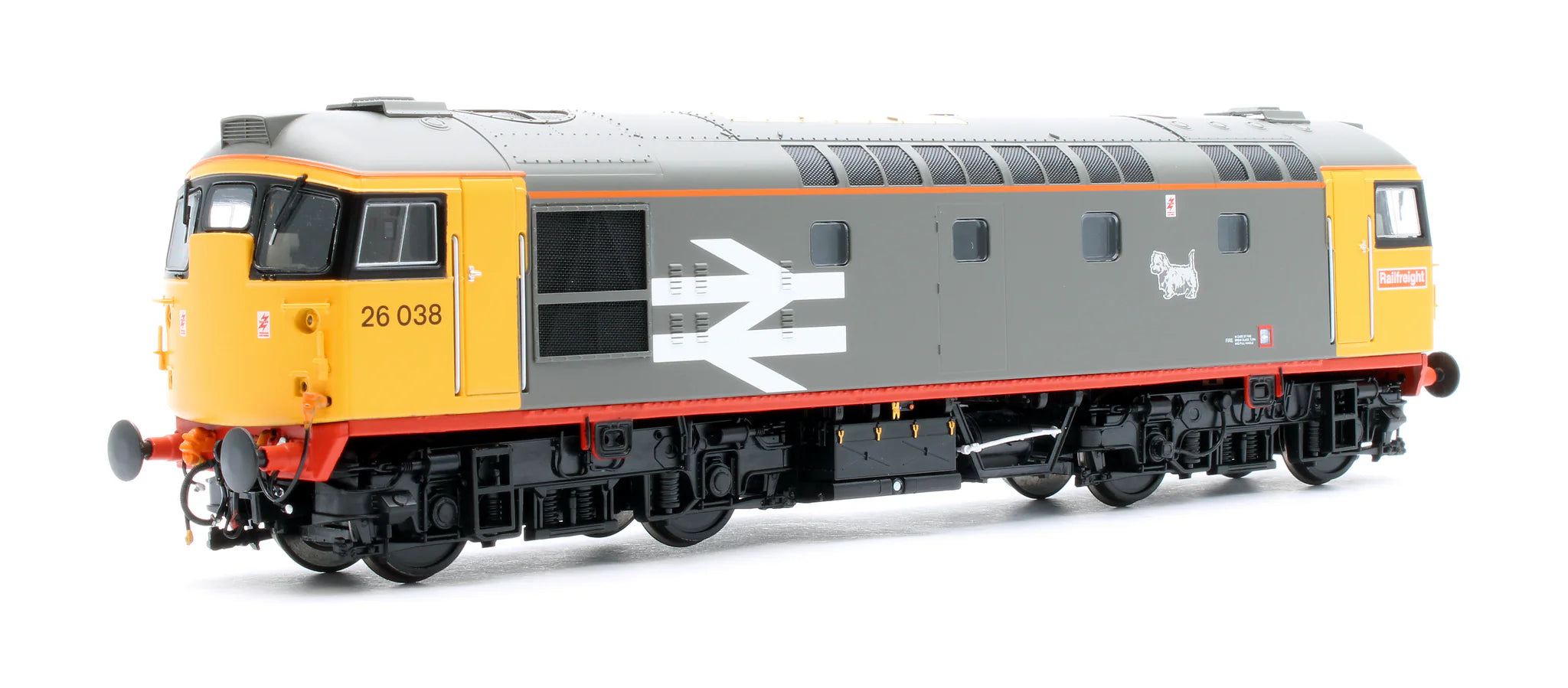 Class 26 - Railfreight Red Stripe - 26038 - OO Scale