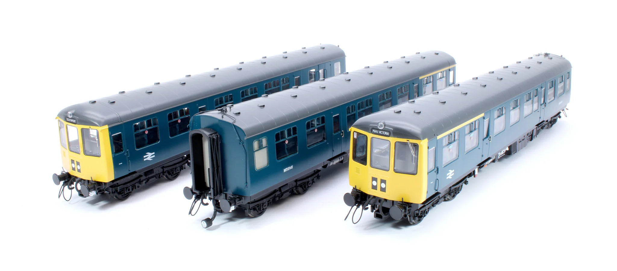 Class 104 - BR Blue - M50436+M59141+M50488 - OO Scale