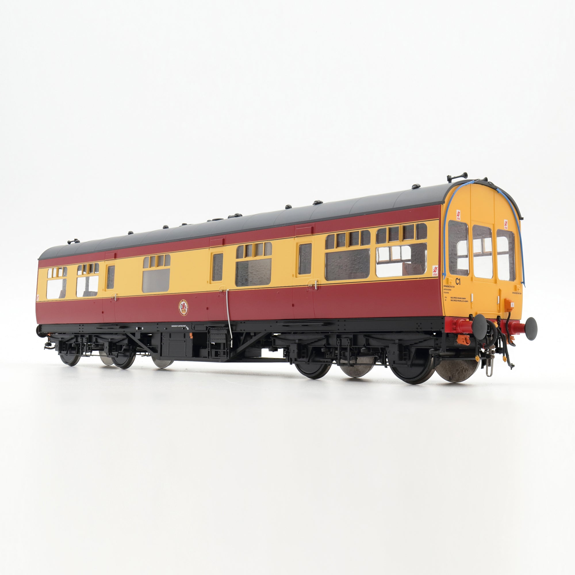 LMS Inspection Saloon - BR Crimson/Cream - Unnumbered - O Scale