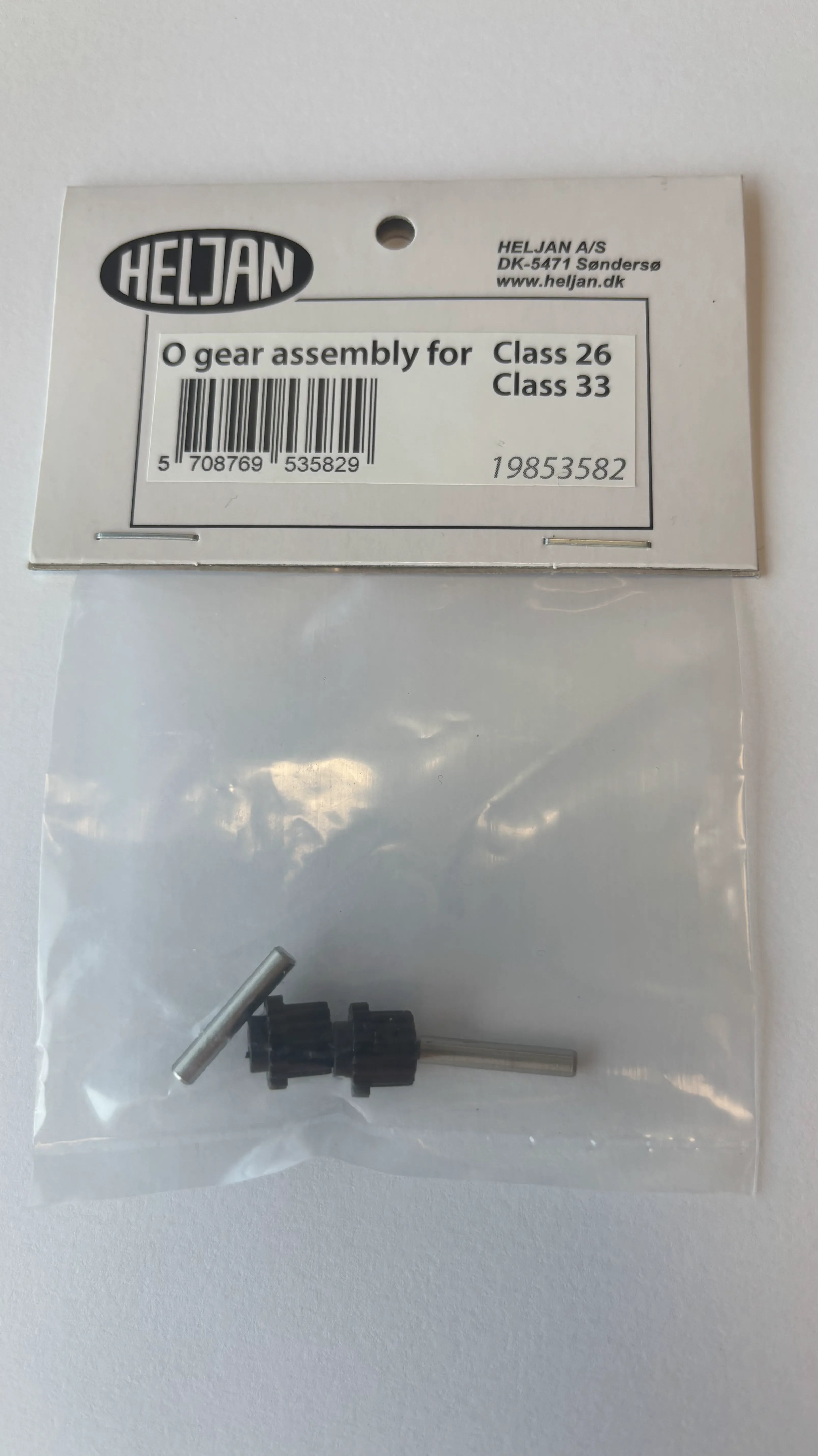 Gear Assembly O Gauge Class 26 and 33
