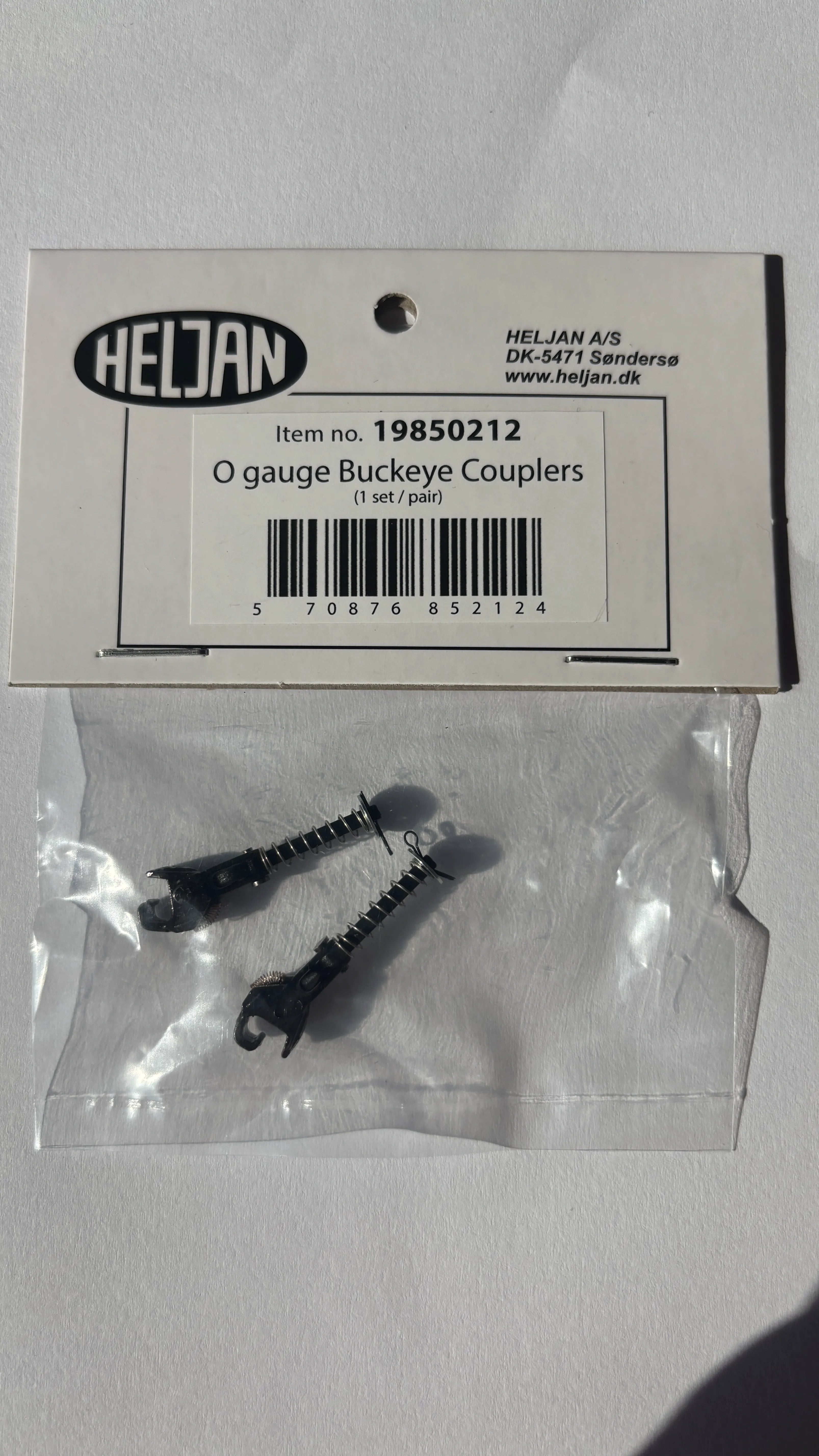 Buckeye koppelingen - Zwart - Set - O Schaal