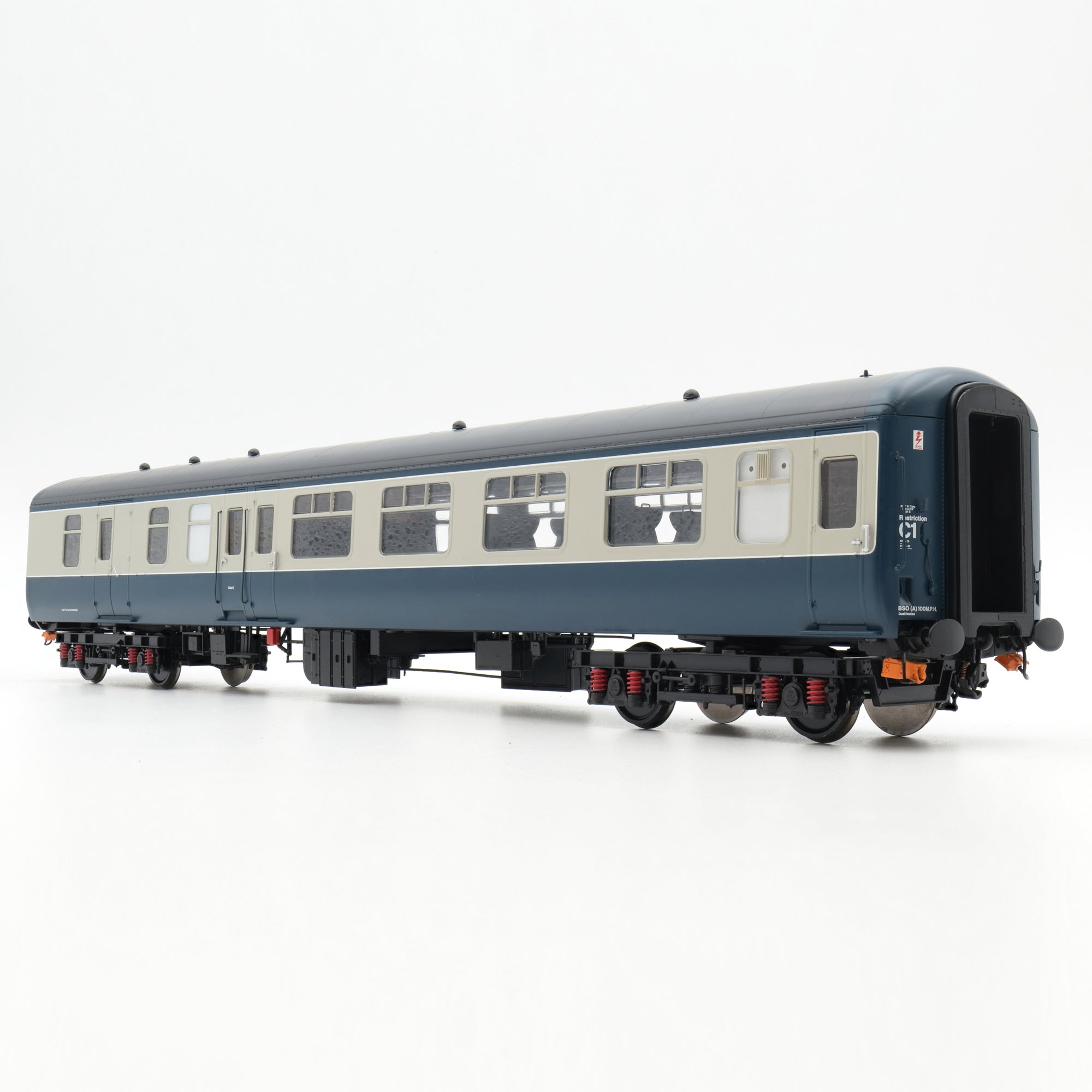 Mk.2 BSO - BR Blå/Grå - Onumrerad - O-skala