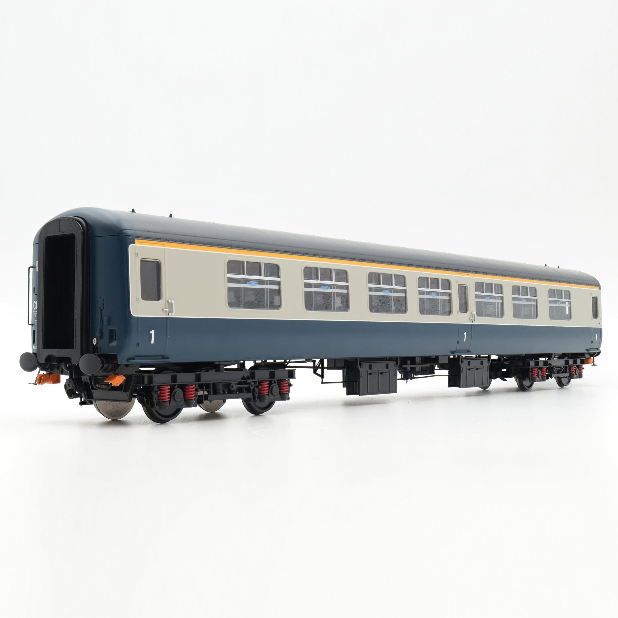 Mk.2 FK - BR Blå/Grå - Onumrerad - O-skala