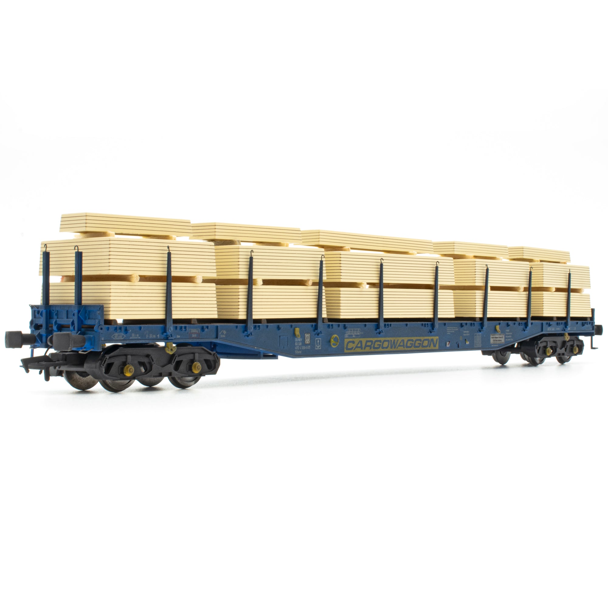 Cargowaggon Flach - Cargowaggon - 33 80 4734 320-5 - Spur OO - gealtert