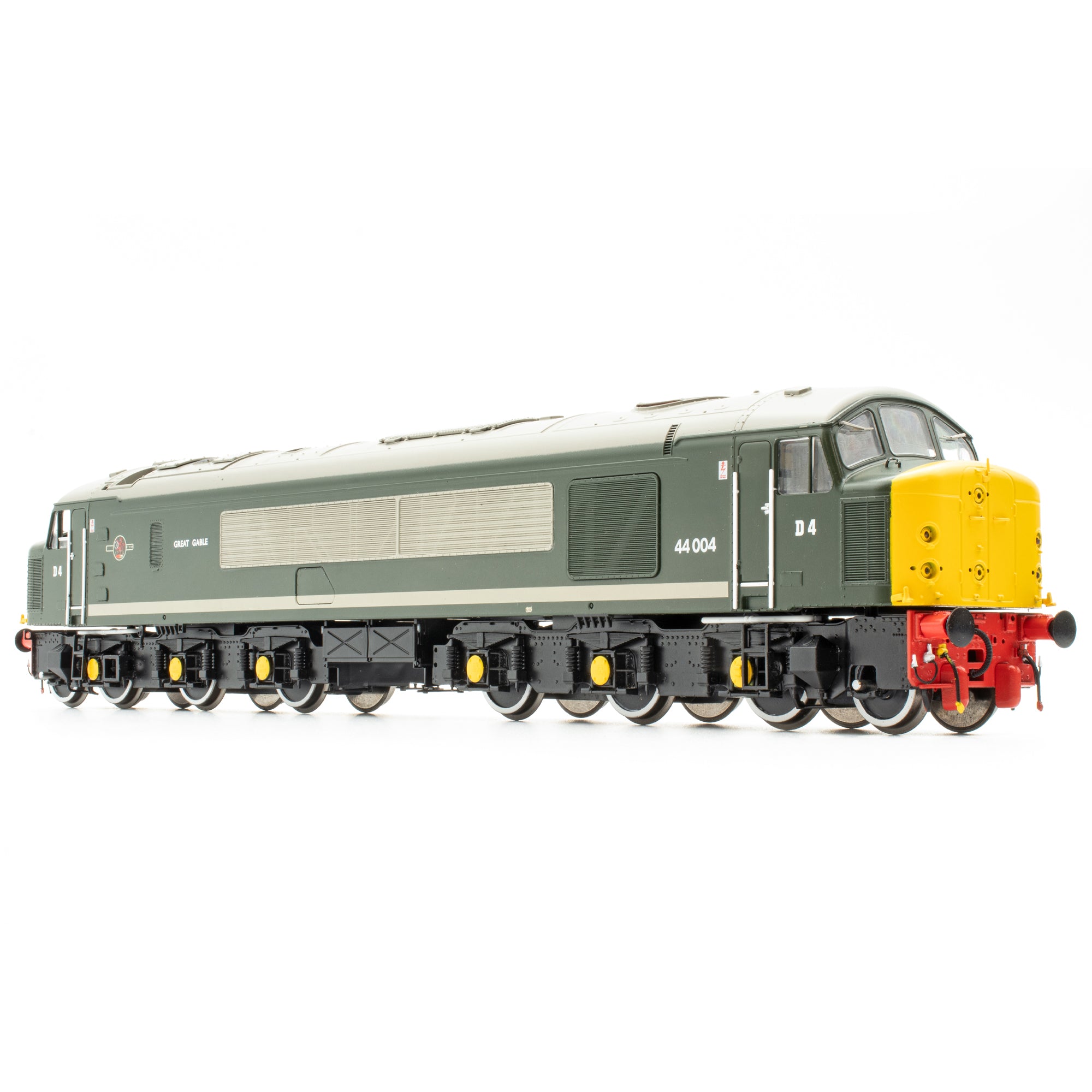 Luokka 44 - BR Vihreä (Täysin keltaiset päät) - D4/44004 - OO Mittakaava - DCC Äänellä Varustettu