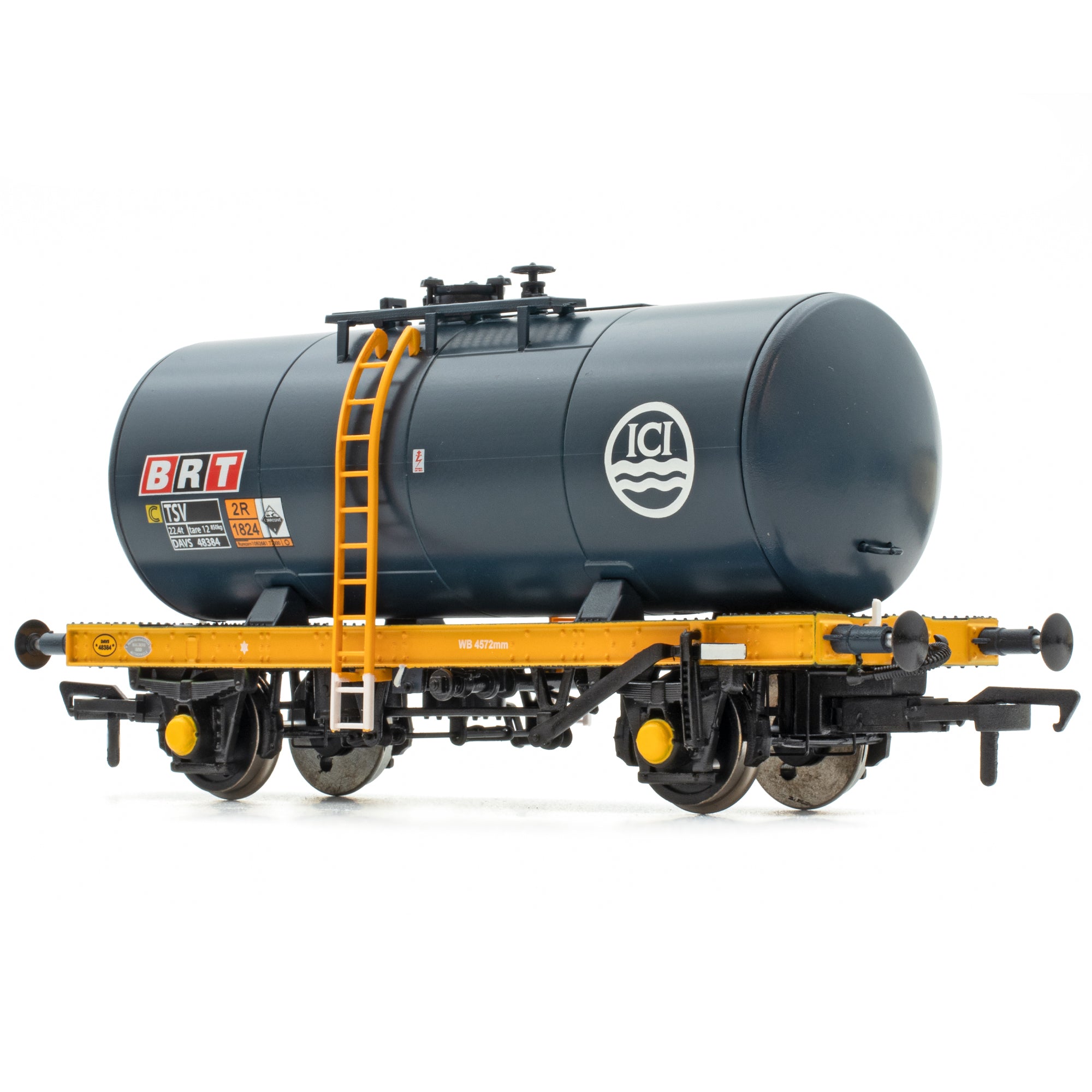 35t ‘B Tank’ ICI Blauw/Oranje Nr.384 - OO Schaal