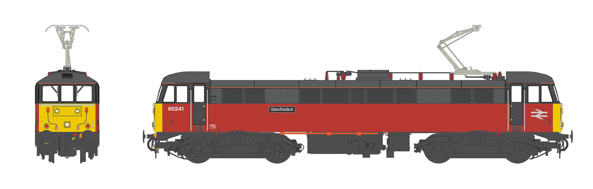 Class 86 - BR Parcels Sector - 86241 - OO Scale