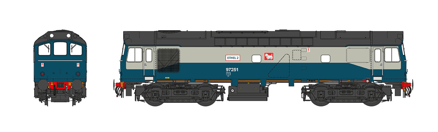 Class 25 - BR Blue/Grey - 97251 - O Scale