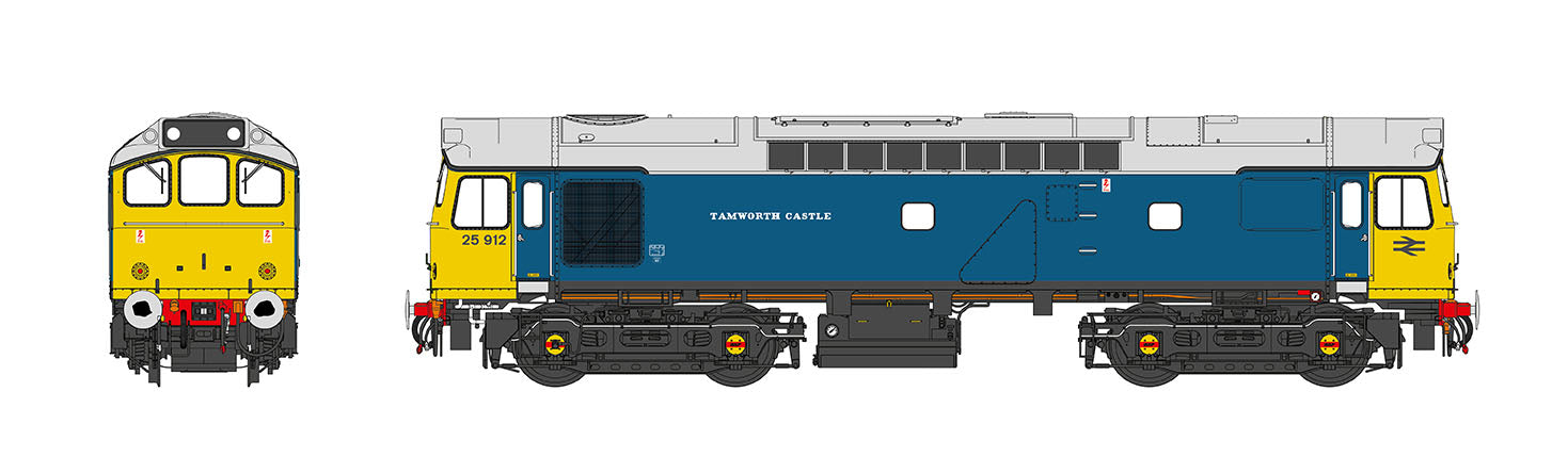Class 25 - BR Blue (Special) - 25912 - O Scale