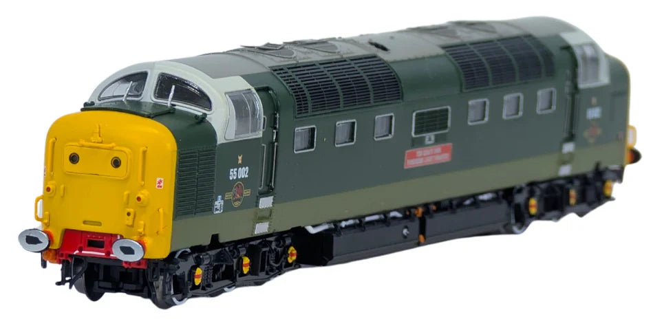 Class 55 - BR Green (Full Yellow Ends) - 55002 KOYLI - TT Scale