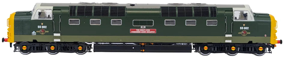 Class 55 - BR Green (Full Yellow Ends) - 55002 KOYLI - TT Scale