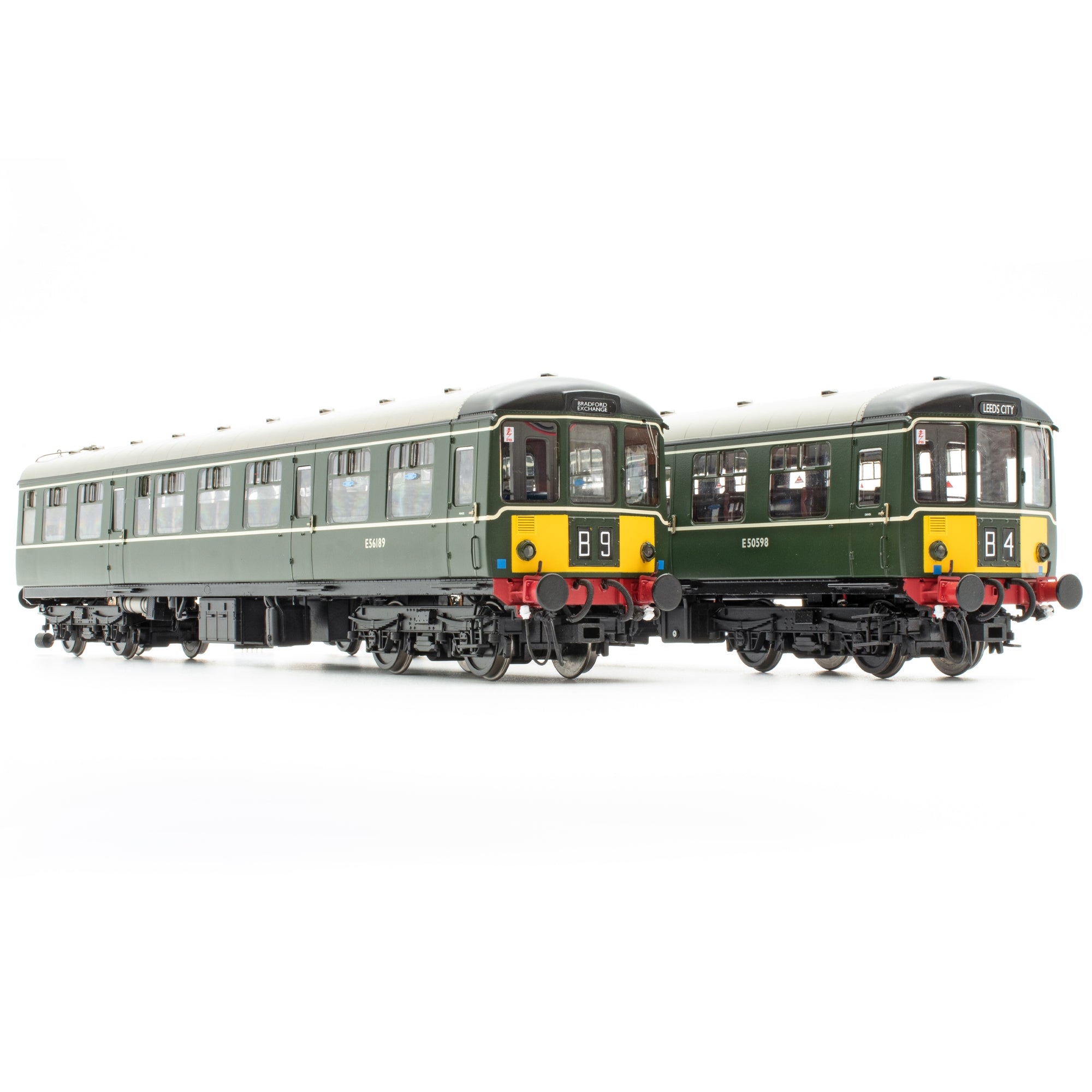 Classe 104 - Vert BR (Petit panneau jaune) - E50598+E56189 - Échelle OO